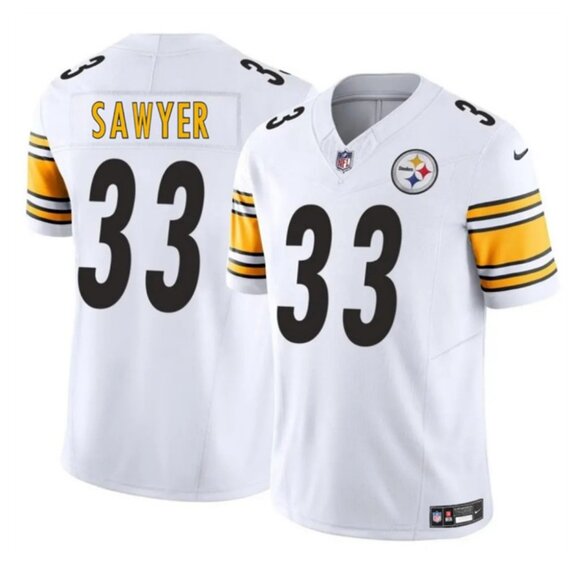 Mens Youths Kids Womens Jack Sawyer White Jersey Vapor Stitched